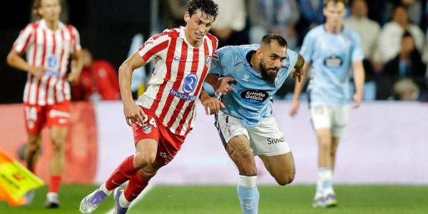 西甲大冷门！巴萨旧将朗格莱驱逐，塞尔塔逼平西甲第5马竞